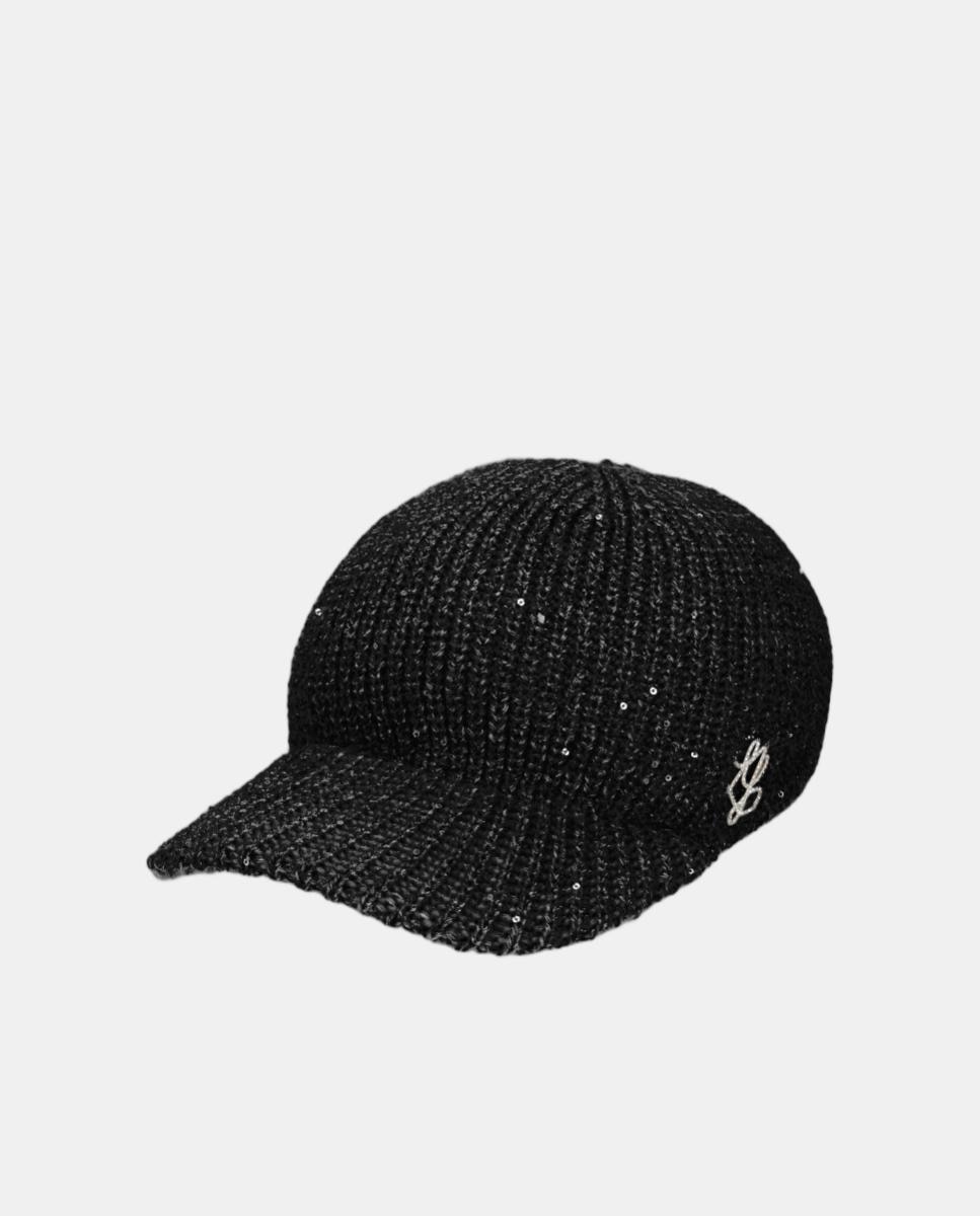 Imagen 3 de Gorra en punto lurex con visera - LIUJO - Negro Negro
