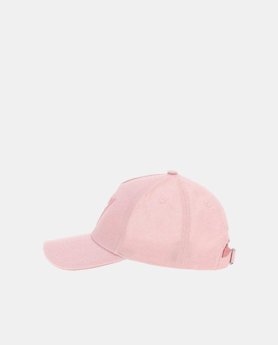 Boné com Logótipo à Frente Rosa-2