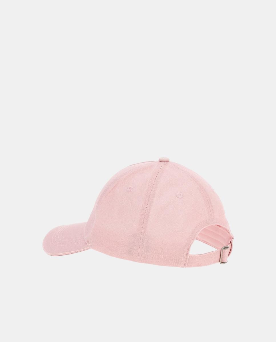 Boné com Logótipo à Frente Rosa-3