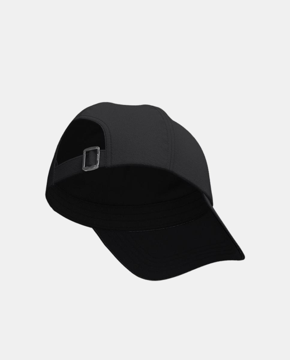Imagen 2 de Gorra de béisbol de 6 paneles de tejido suave con el logotipo de HUGO bordado en el lado izquierdo - Negro Negro