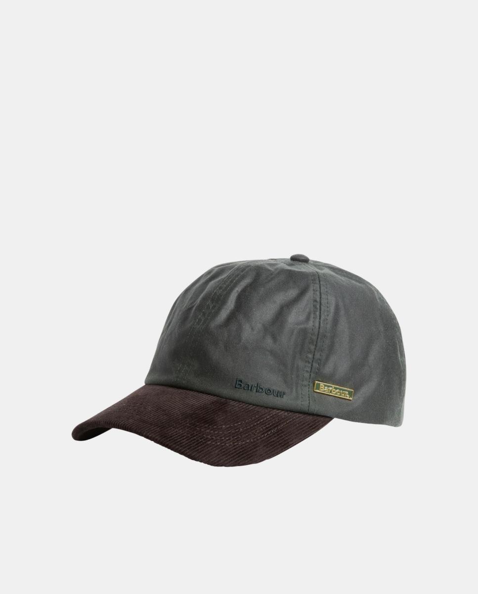 Imagen 4 de Gorra de algodón encerado - Barbour - Verde Verde