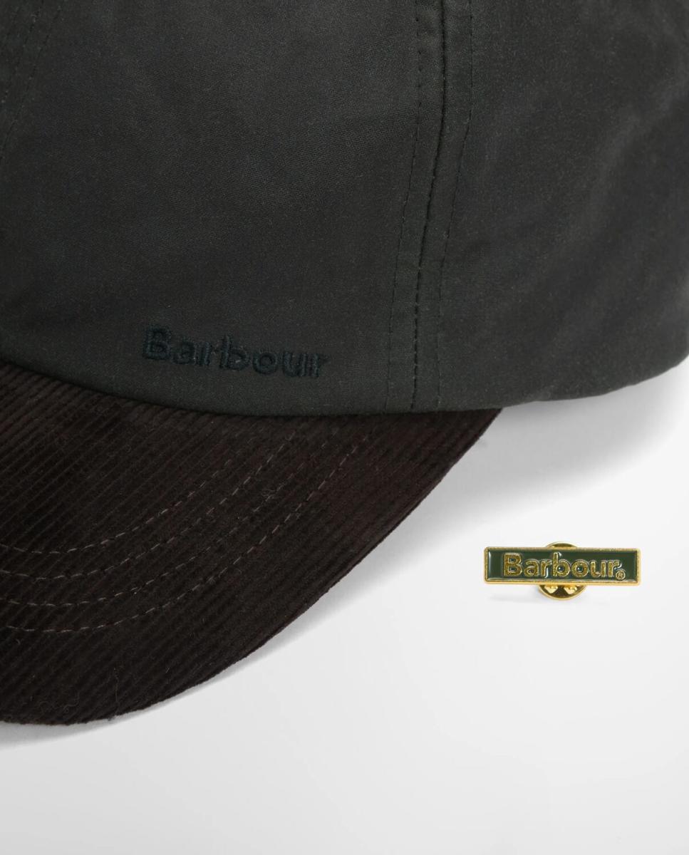 Imagen 5 de Gorra de algodón encerado - Barbour - Verde Verde