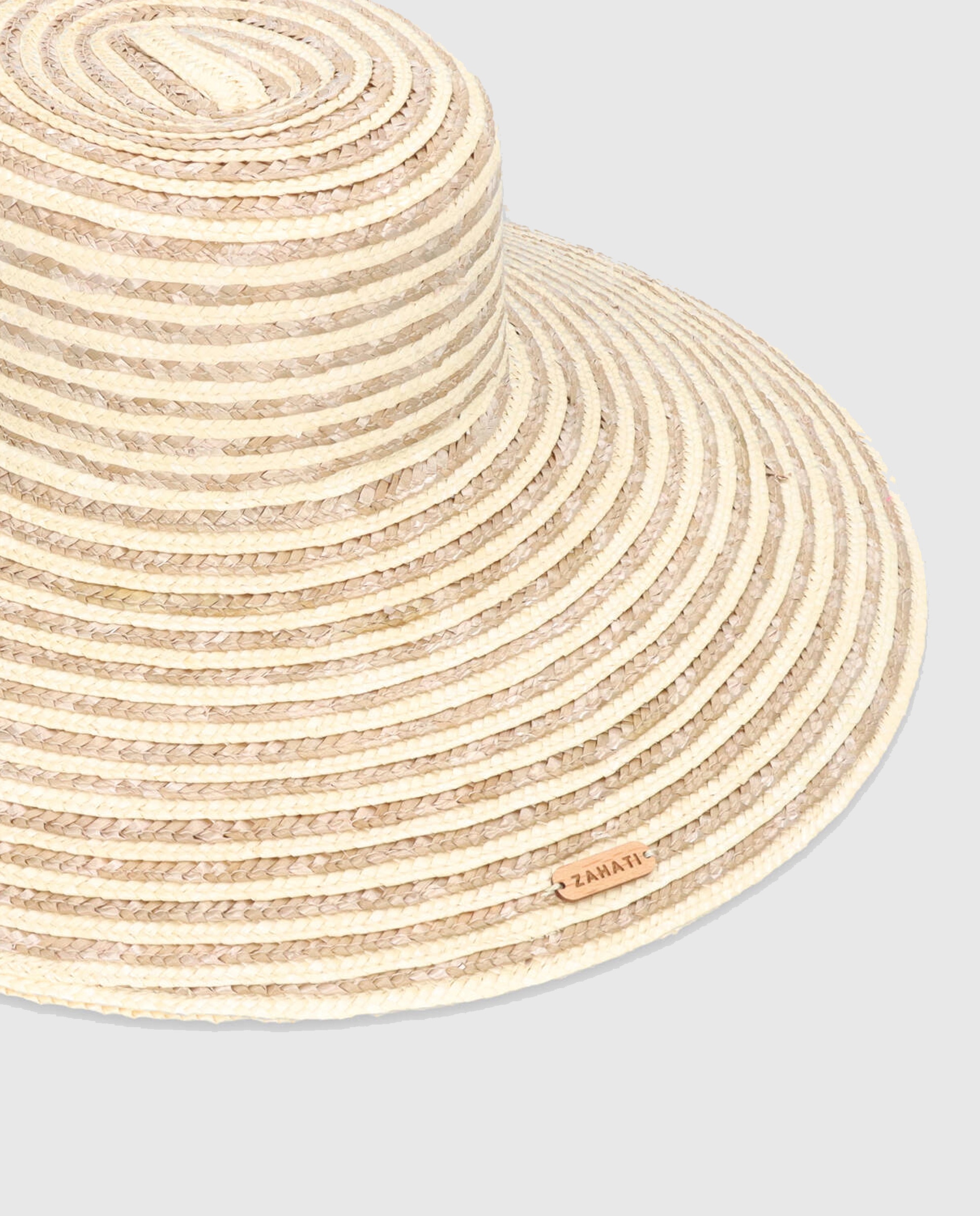 Chapéu de Palha - Branco/Dourado Branco-2
