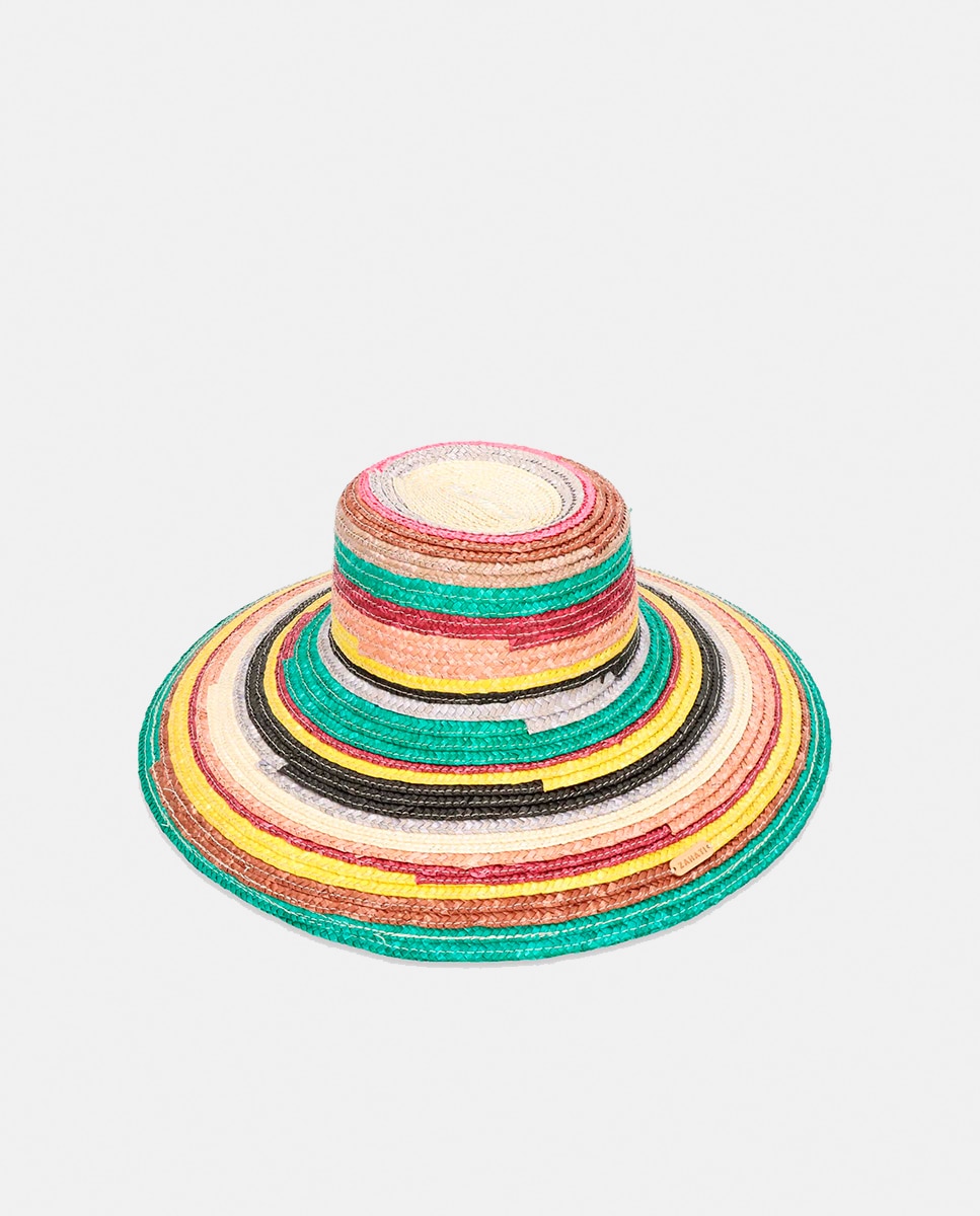 Chapéu de Palha Cuchi Multicolor-1