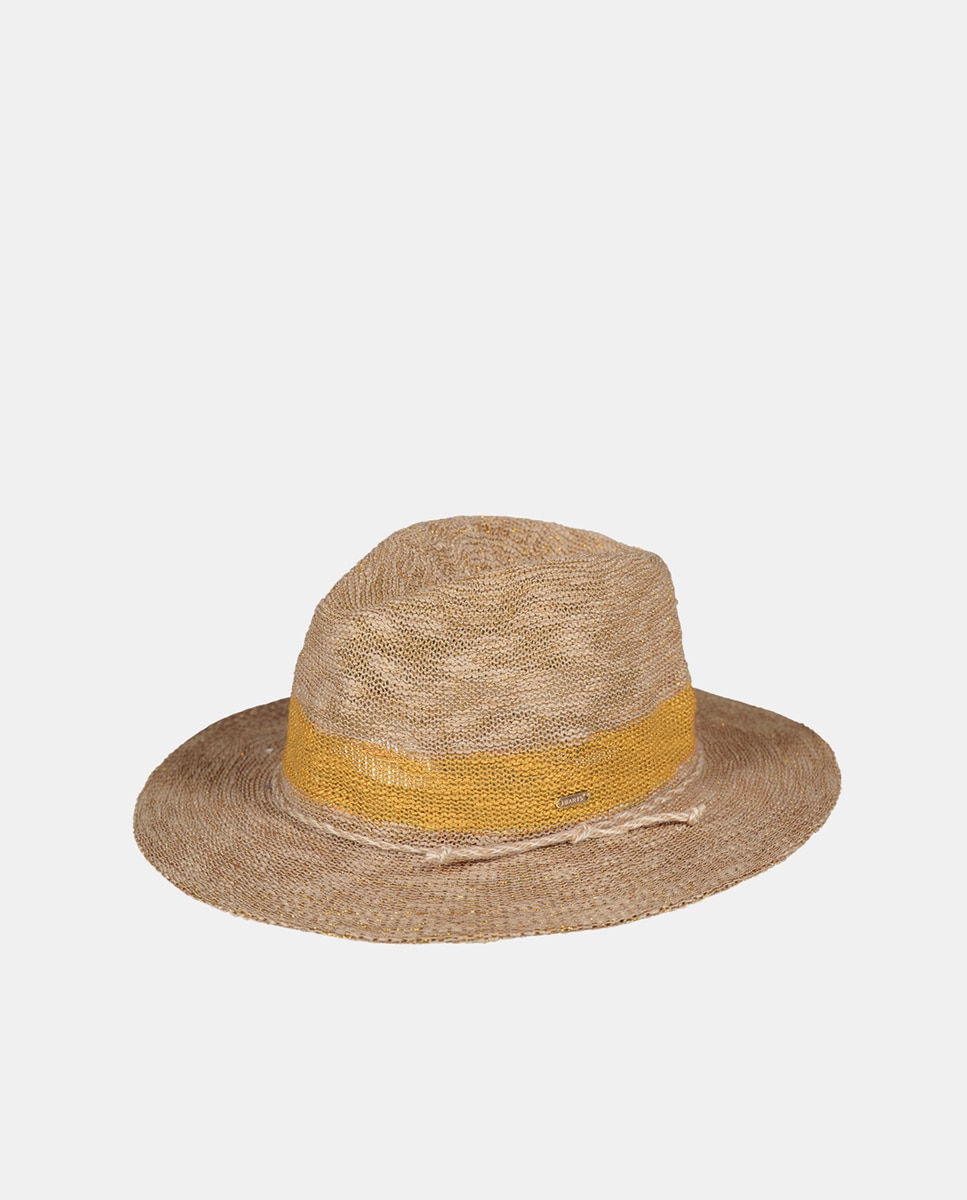 Chapéu Tipo Fedora Amarelo-2