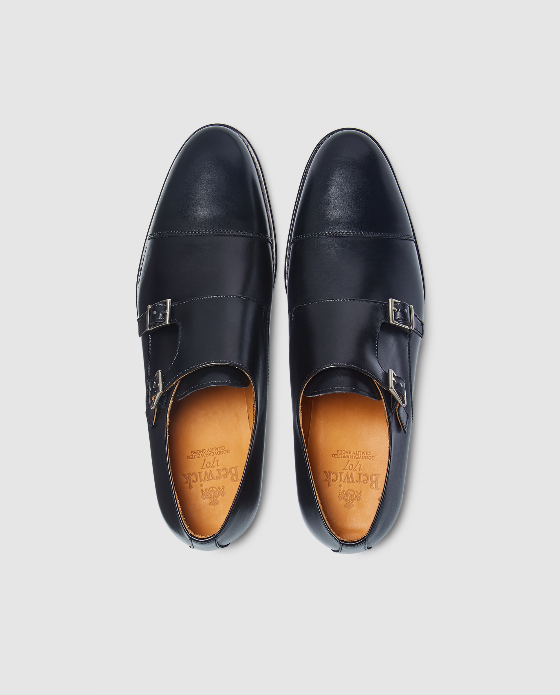 Sapatos Clássicos em Pele - Preto Preto-4