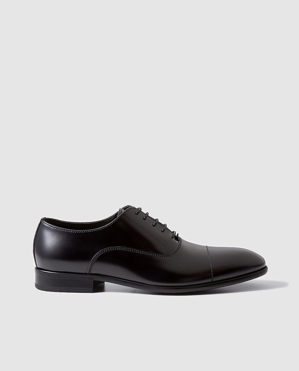 Imagem 0 de Sapatos elegantes masculinos Lottusse em pele cor preto