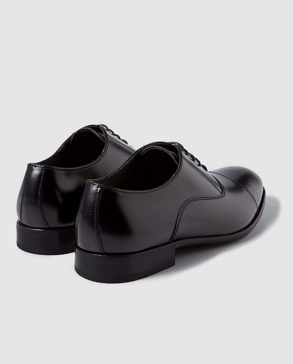 Sapatos elegantes masculinos Lottusse em pele cor preto Preto-3