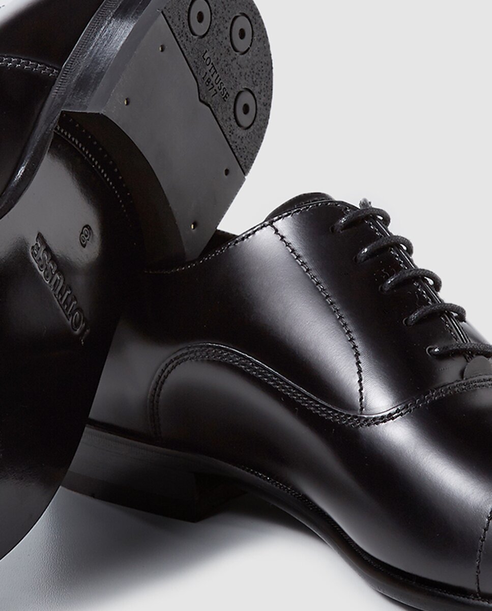 Sapatos elegantes masculinos Lottusse em pele cor preto Preto-5