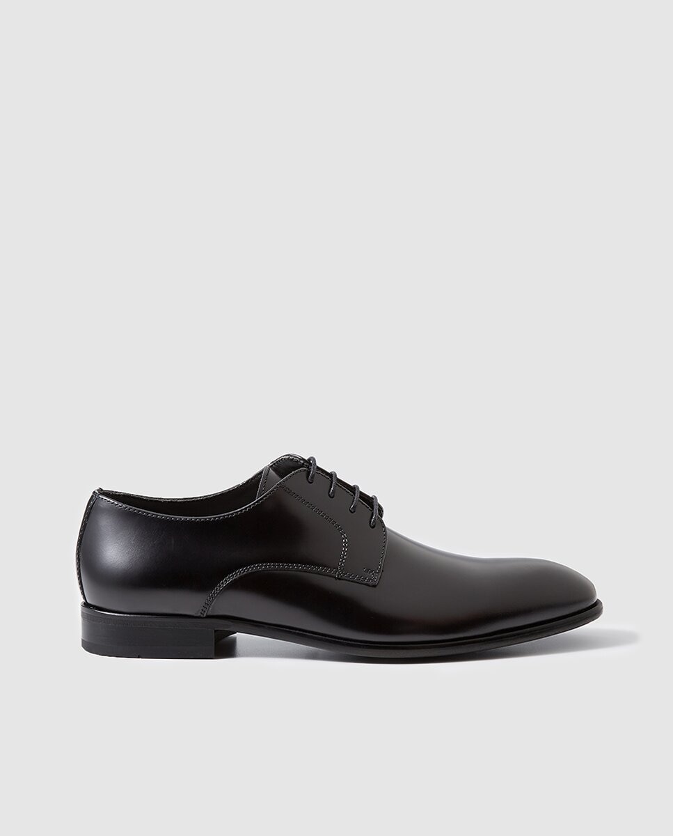 Imagem 0 de Sapatos elegantes masculinos Lottusse em pele cor preto