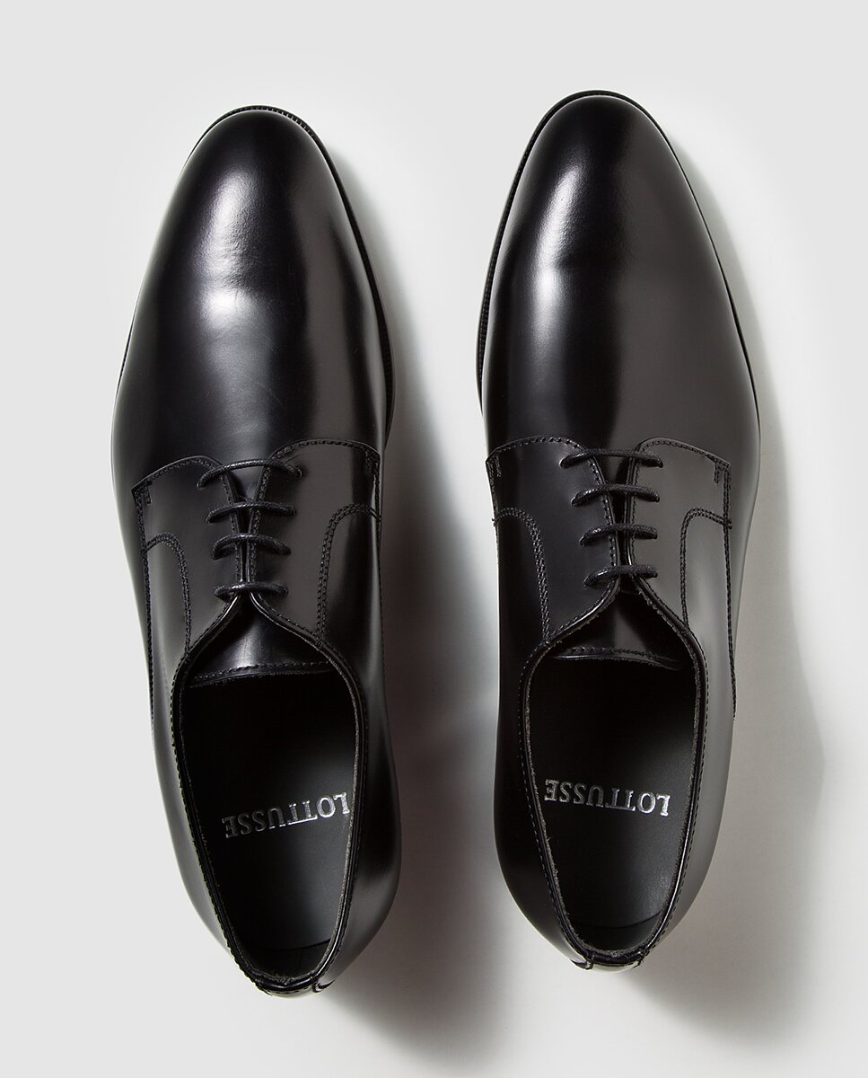 Sapatos elegantes masculinos Lottusse em pele cor preto Preto-4