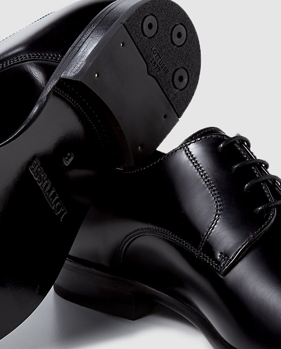 Sapatos elegantes masculinos Lottusse em pele cor preto Preto-5