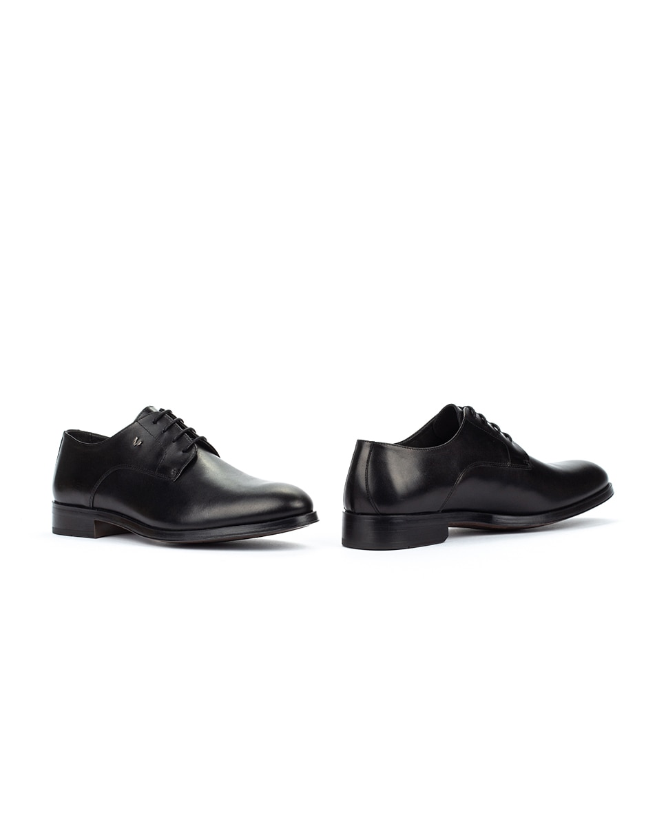 Sapatos de atacadores de homem Martinelli em pele pretos Preto-5
