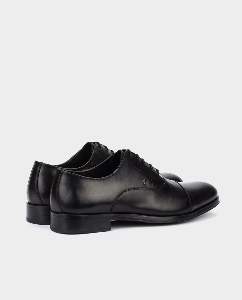 Sapatos de atacadores de homem Martinelli em pele pretos Preto-3