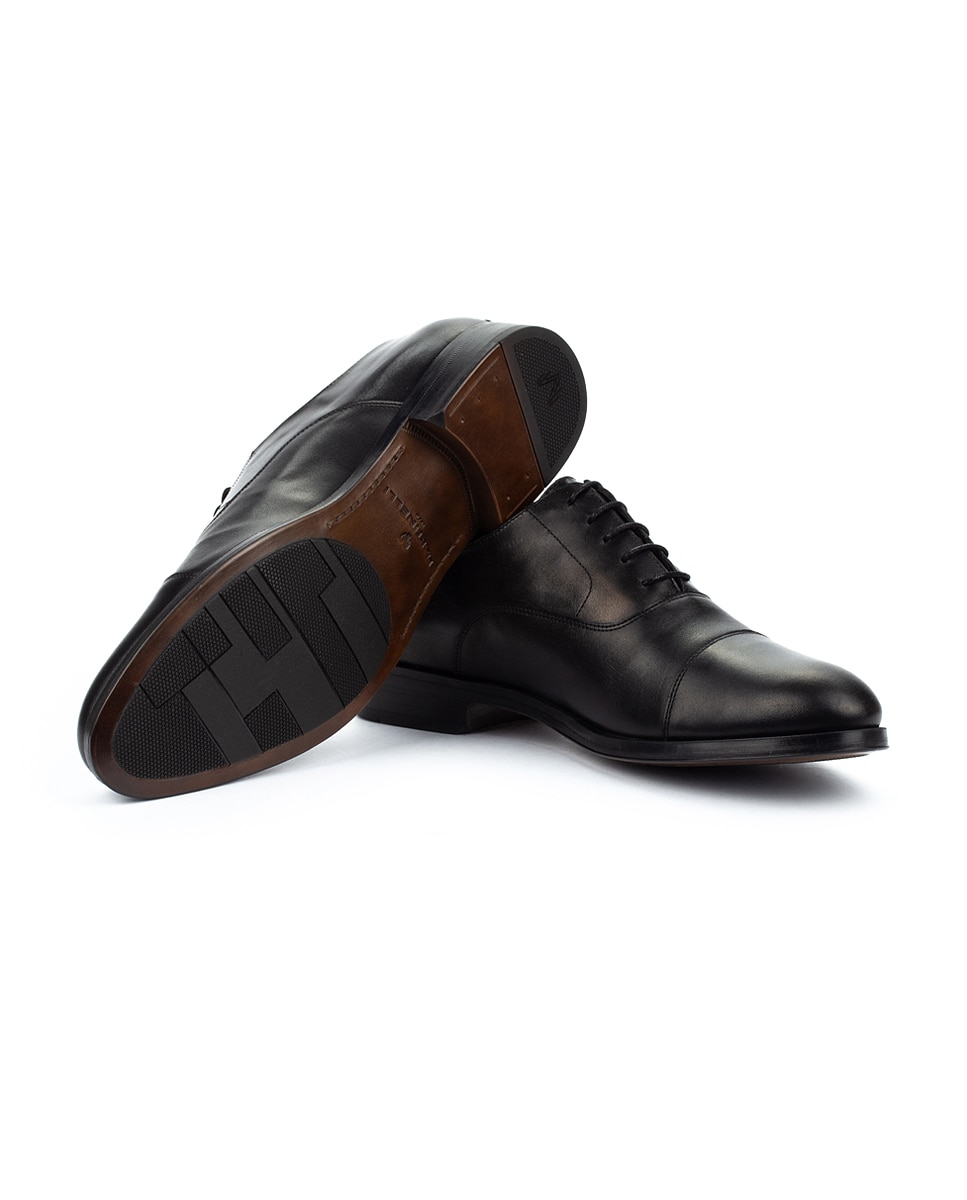 Sapatos de atacadores de homem Martinelli em pele pretos Preto-6