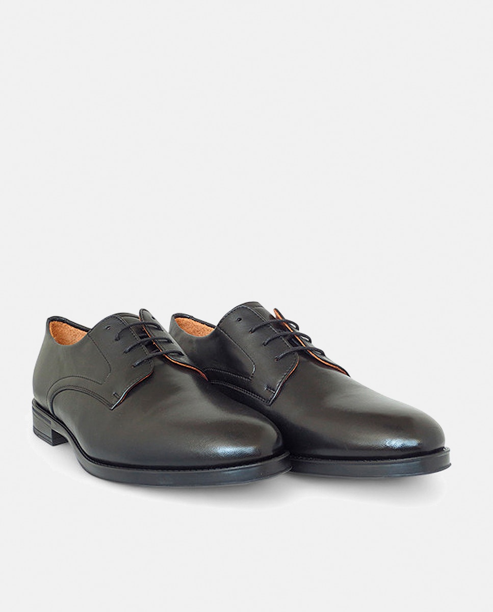 Sapatos Blutcher em Pele Castanho-escuro-2