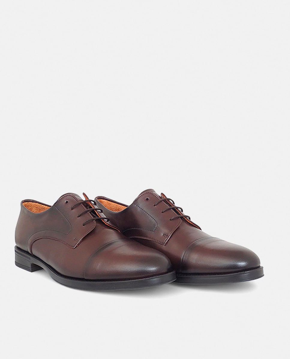 Zapato caballero bltucher piel - Luis Gonzalo - Marrón oscuro Marrón oscuro-2