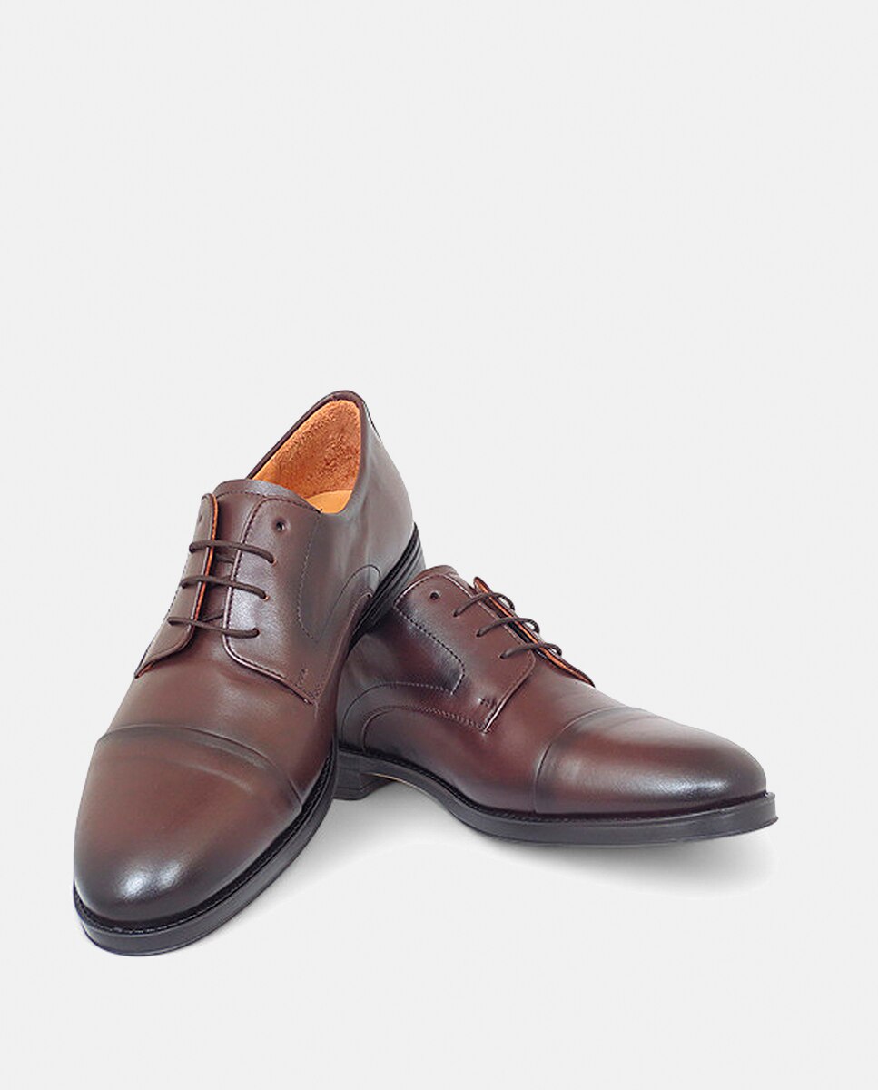 Zapato caballero bltucher piel - Luis Gonzalo - Marrón oscuro Marrón oscuro-3
