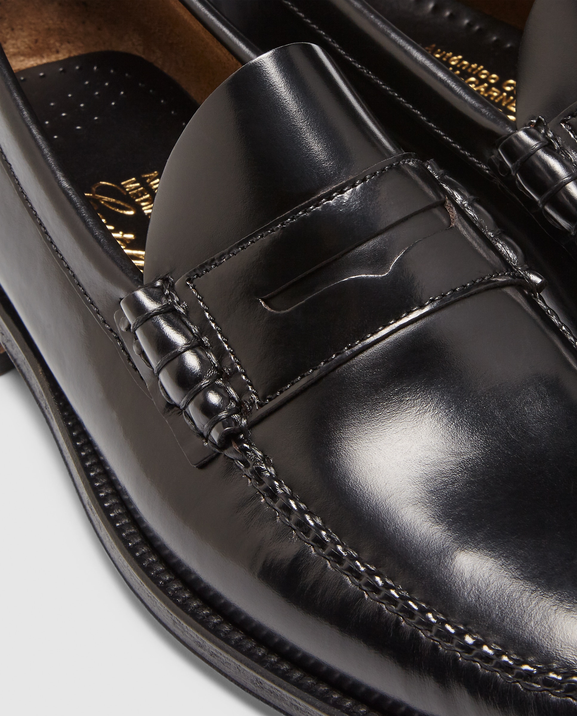 Mocassins de homem Castellano em pele cor preto Preto-5
