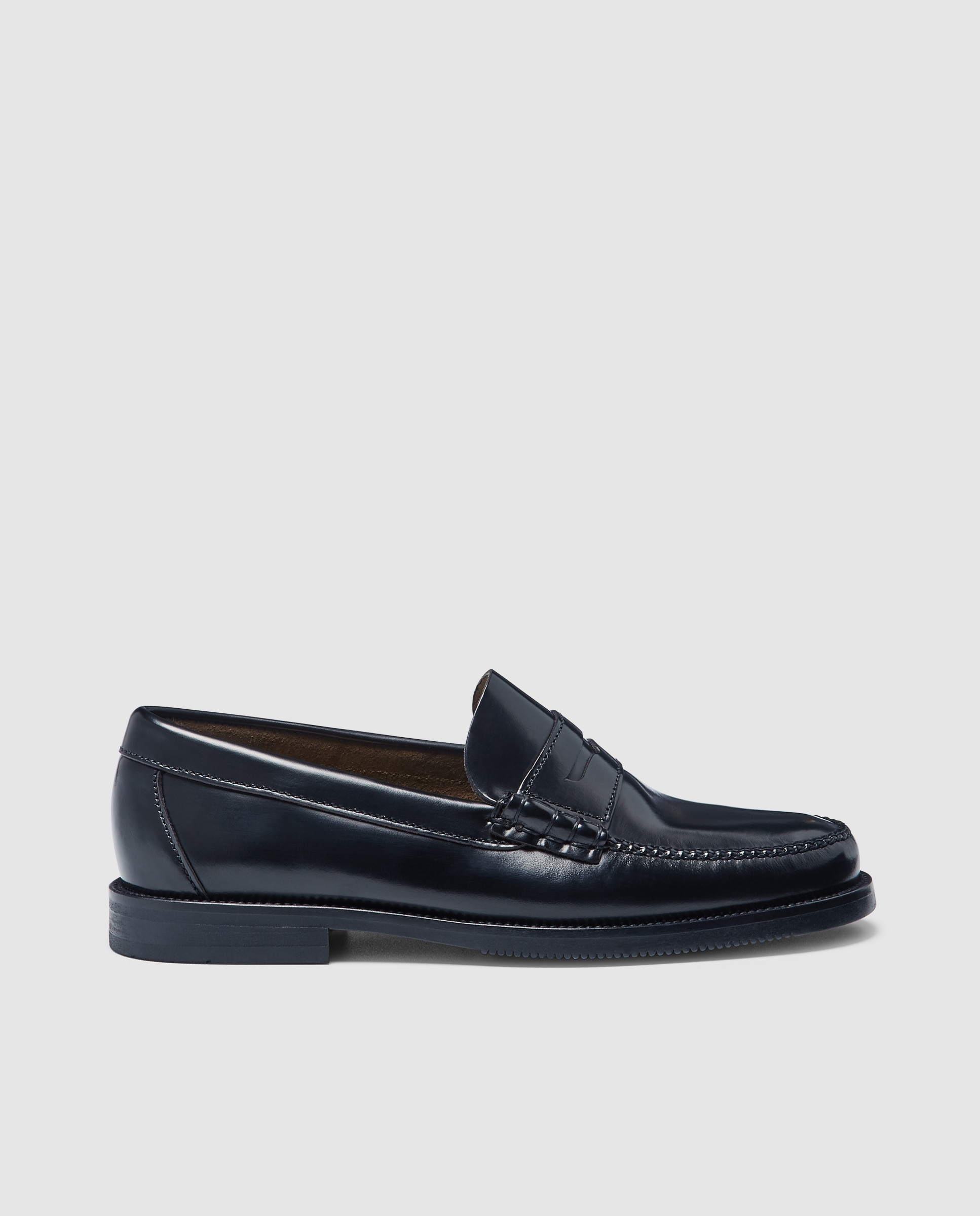 Mocassins de homem Castellano em pele cor preto Preto-1