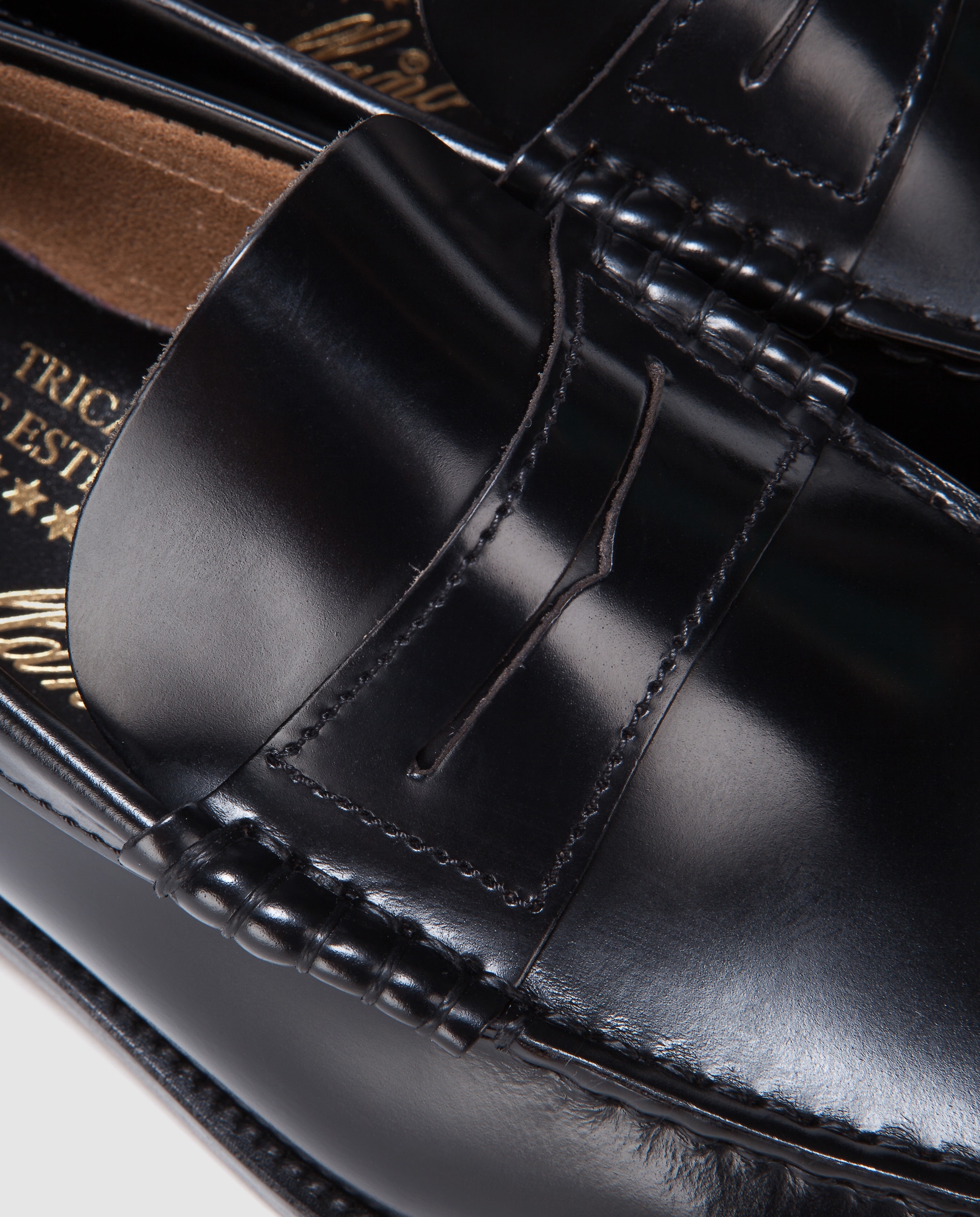 Mocassins de homem Castellano em pele cor preto Preto-5