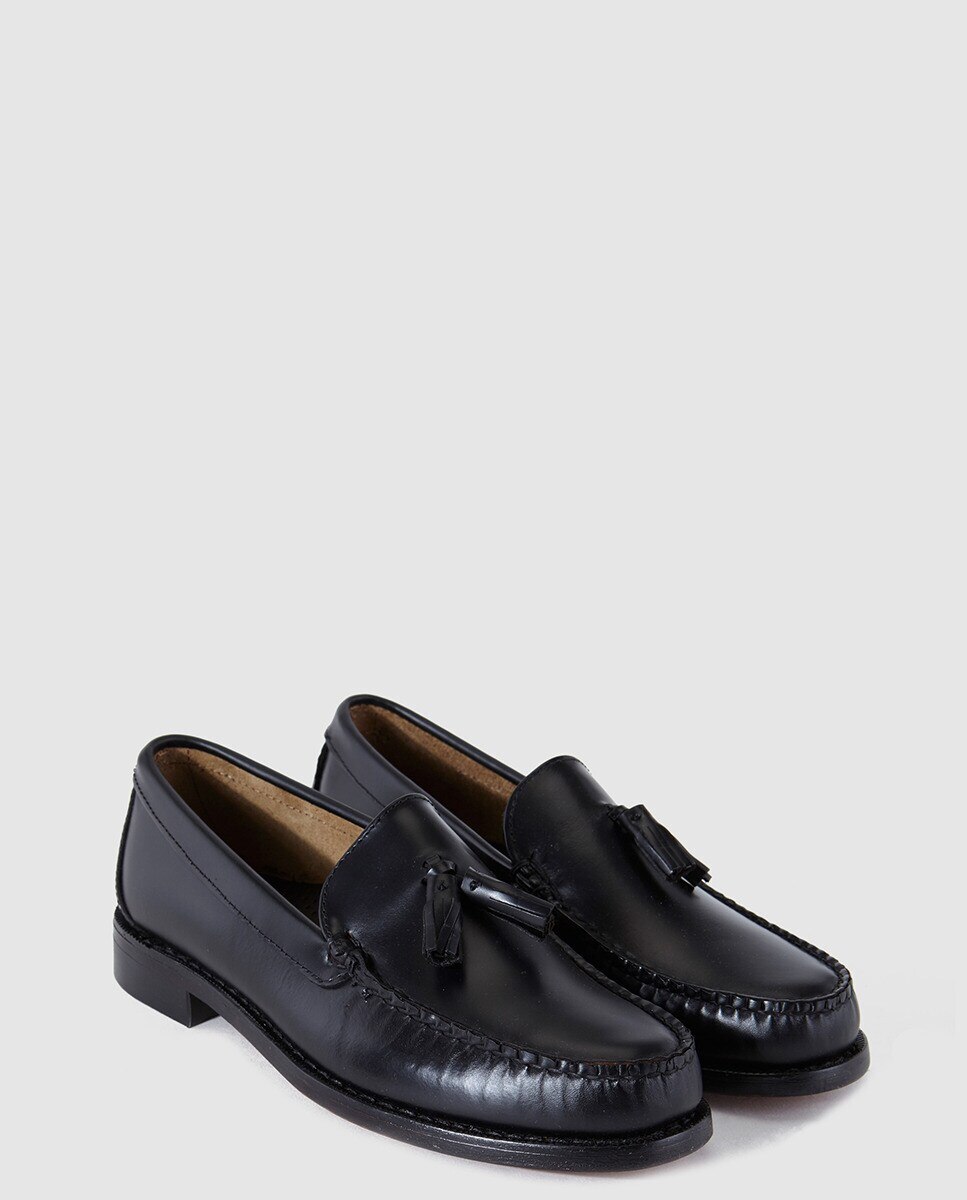 Mocassins de homem Preto-2