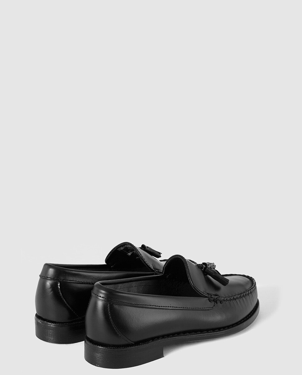 Mocassins de homem Preto-3
