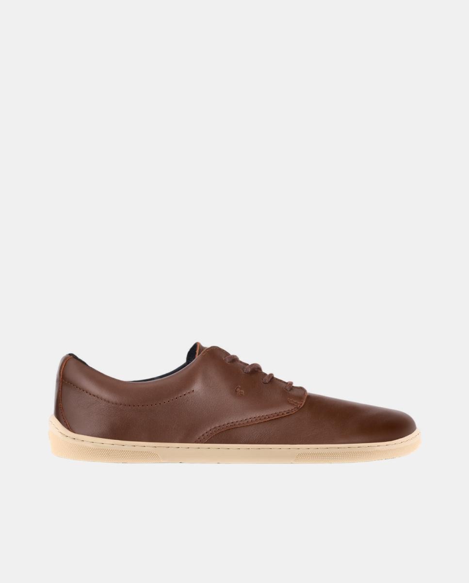 Imagem 0 de Sapatos em Pele com Sola Rasa sem Drop