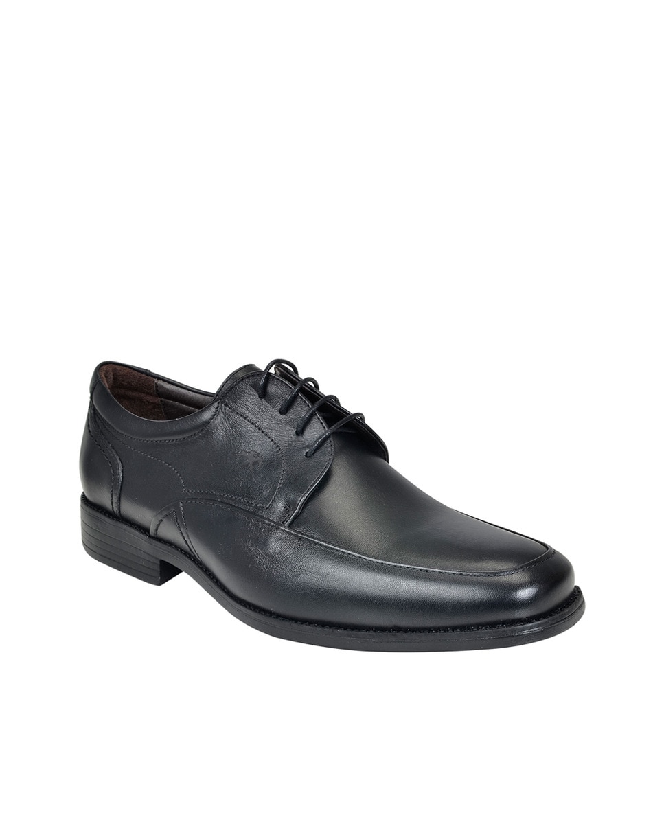 Imagem 0 de Sapatos de cordões de homem Fluchos de pele pretos