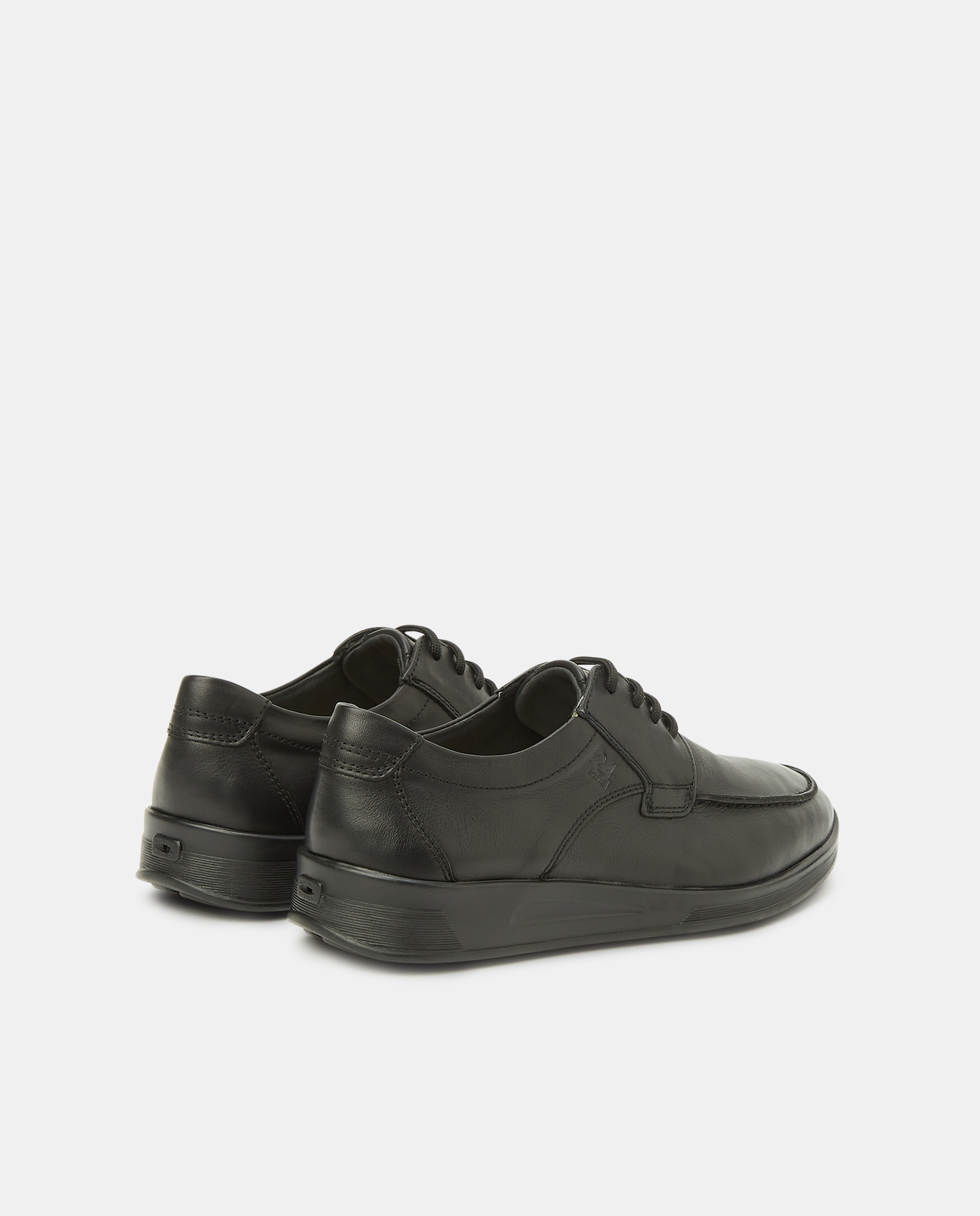 Bluchers com Atacadores - Preto Preto-3