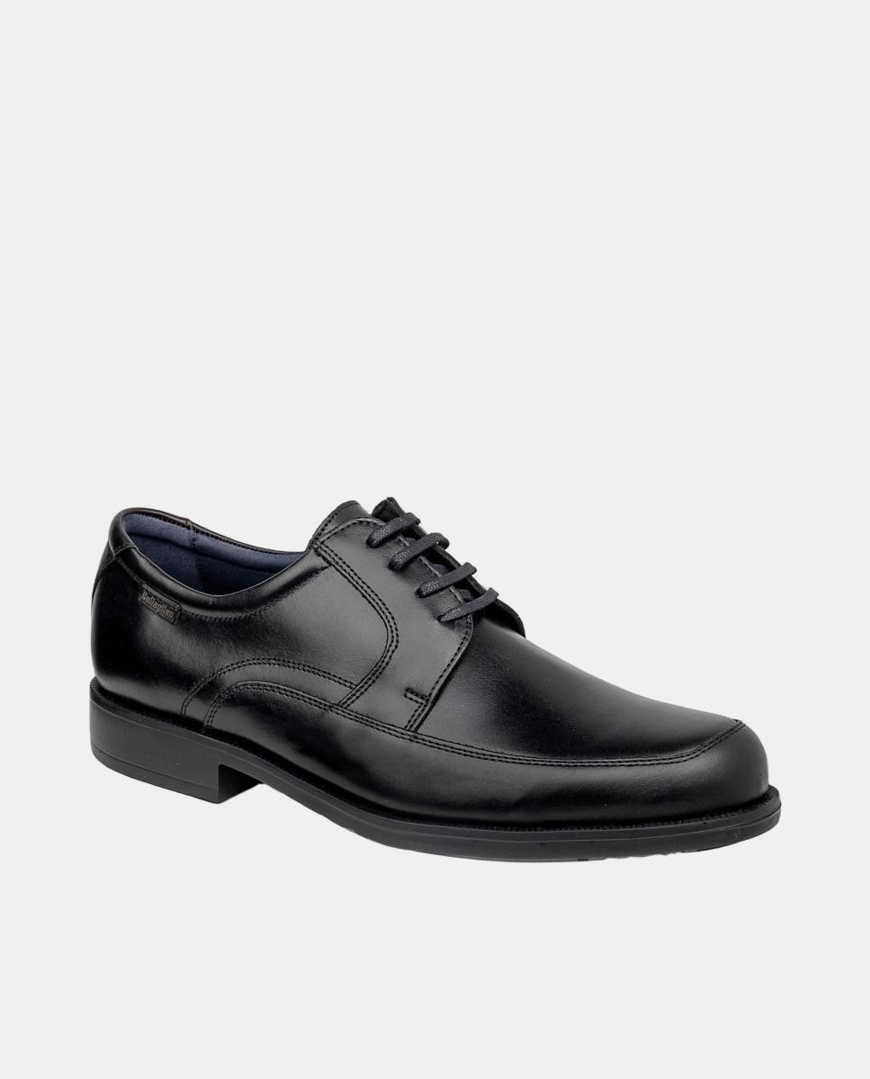 Sapatos com atacadores de homem Callaghan de pele pretos Preto-2