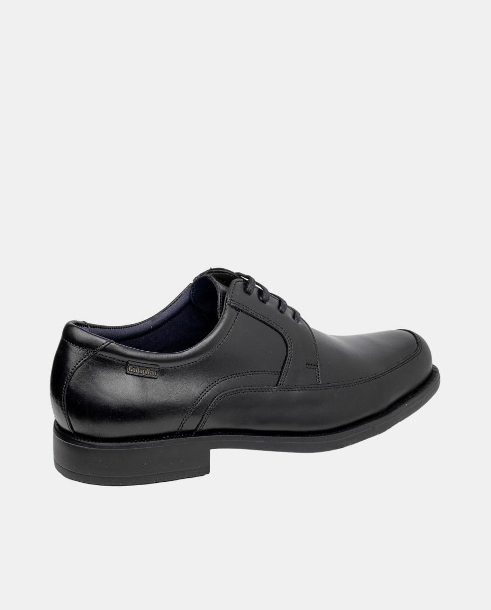 Sapatos com atacadores de homem Callaghan de pele pretos Preto-3