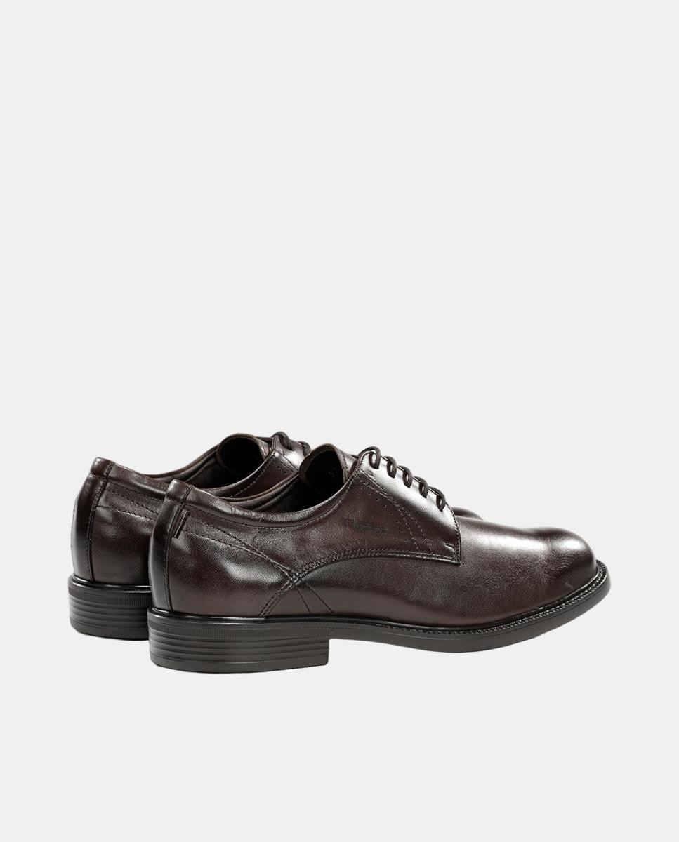 Blucher de hombre en piel con suela ligera - Fluchos - Marrón chocolate Marrón chocolate-3