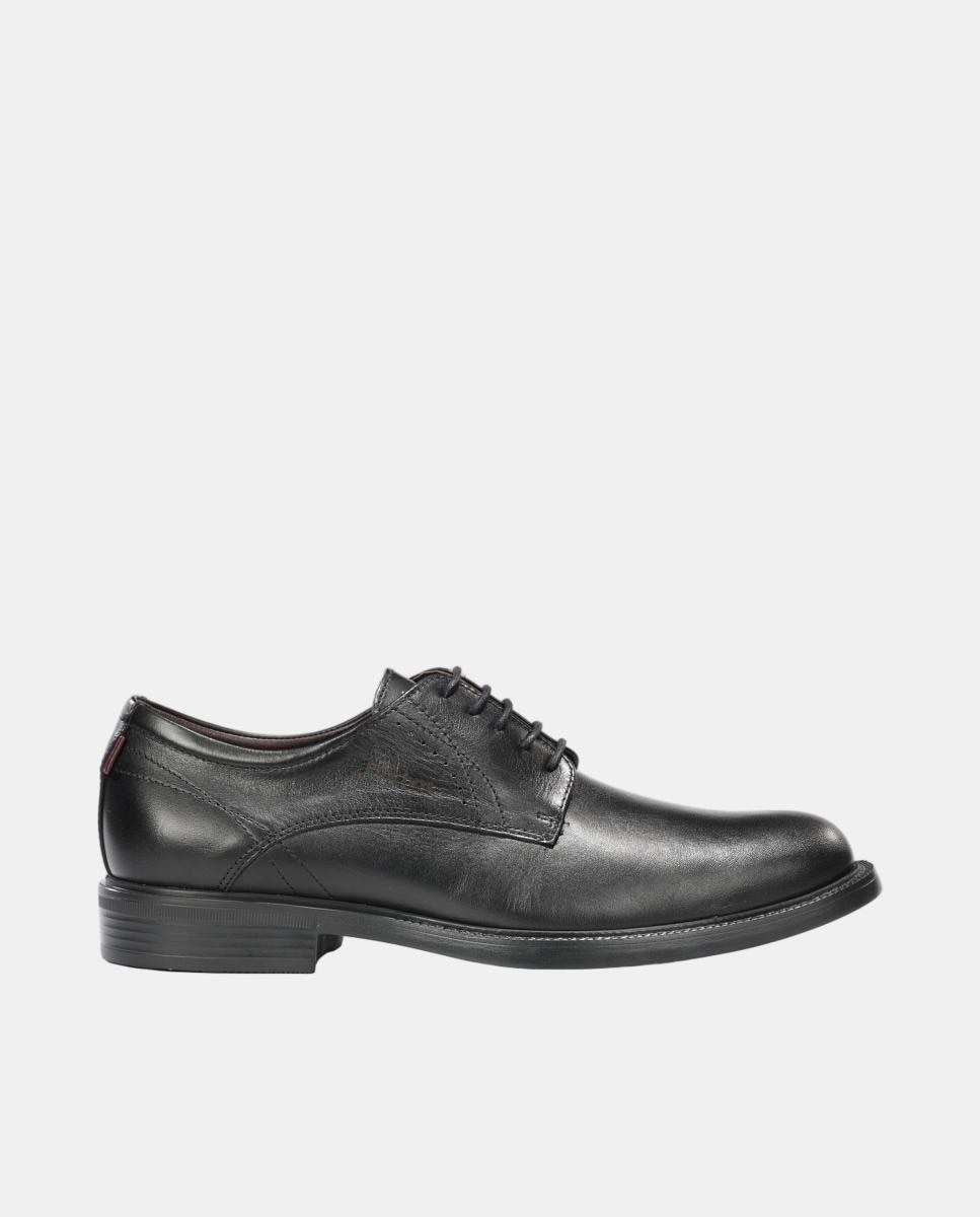 Imagen 0 de Blucher de hombre en piel con suela ligera Negro