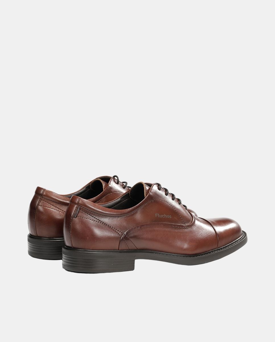 Blucher de hombre en piel con suela ligera - Fluchos - Marrón Marrón-3