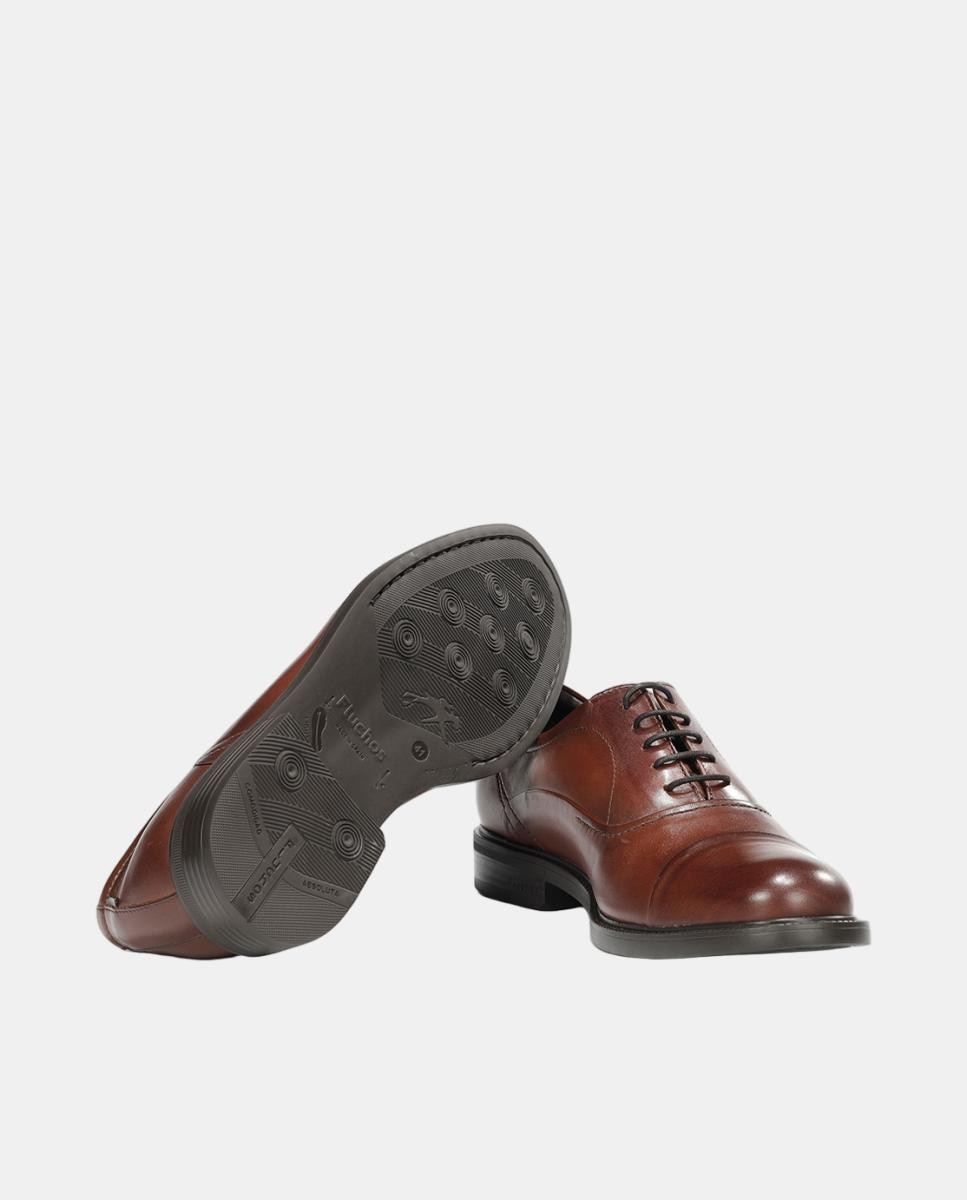 Blucher de hombre en piel con suela ligera - Fluchos - Marrón Marrón-6