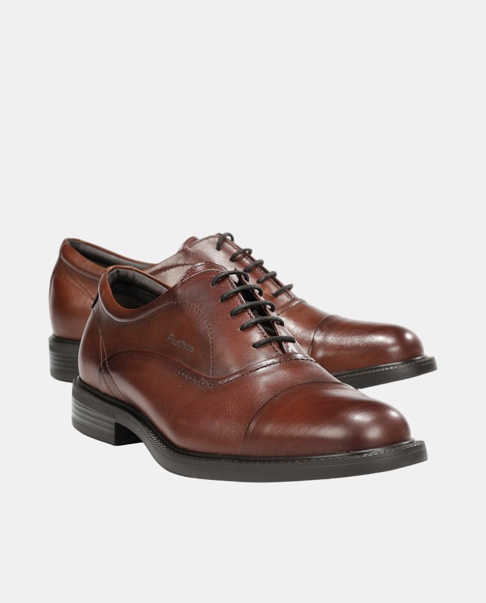 Blucher de hombre en piel con suela ligera - Fluchos - Marrón Marrón-7