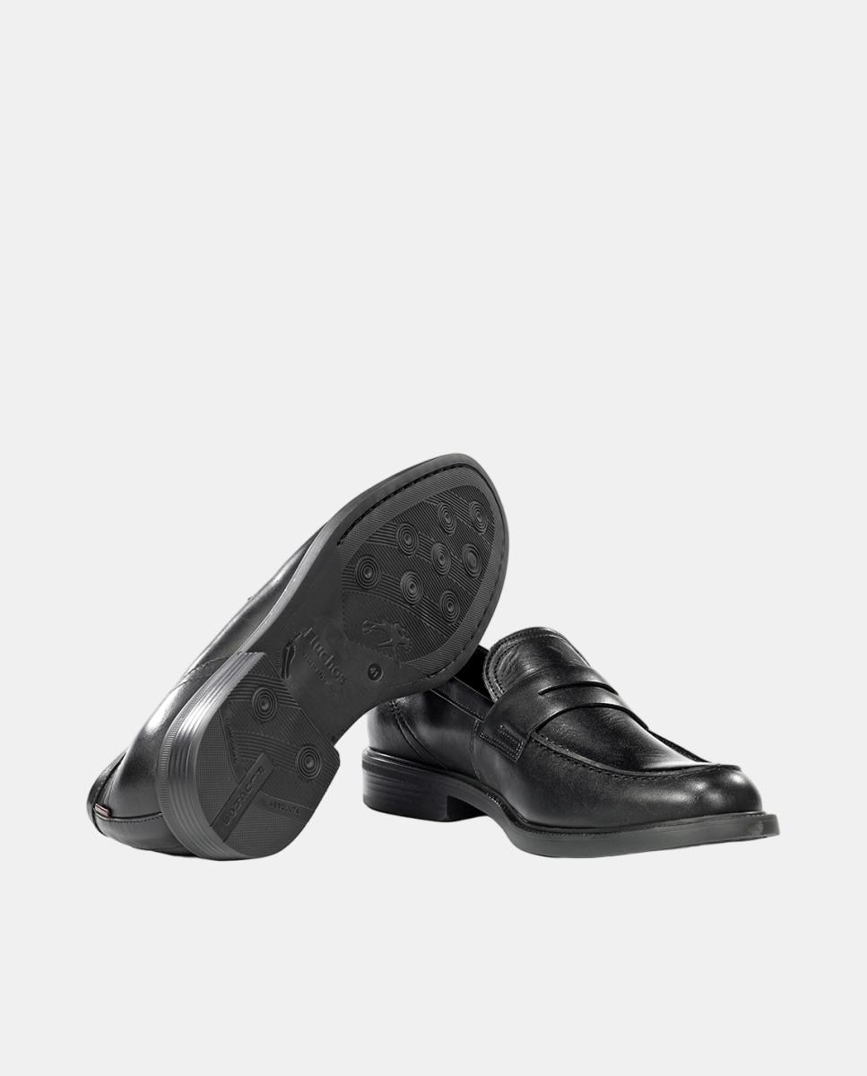 Mocasin de hombre en piel con suela ligera - Fluchos - Negro Negro-6