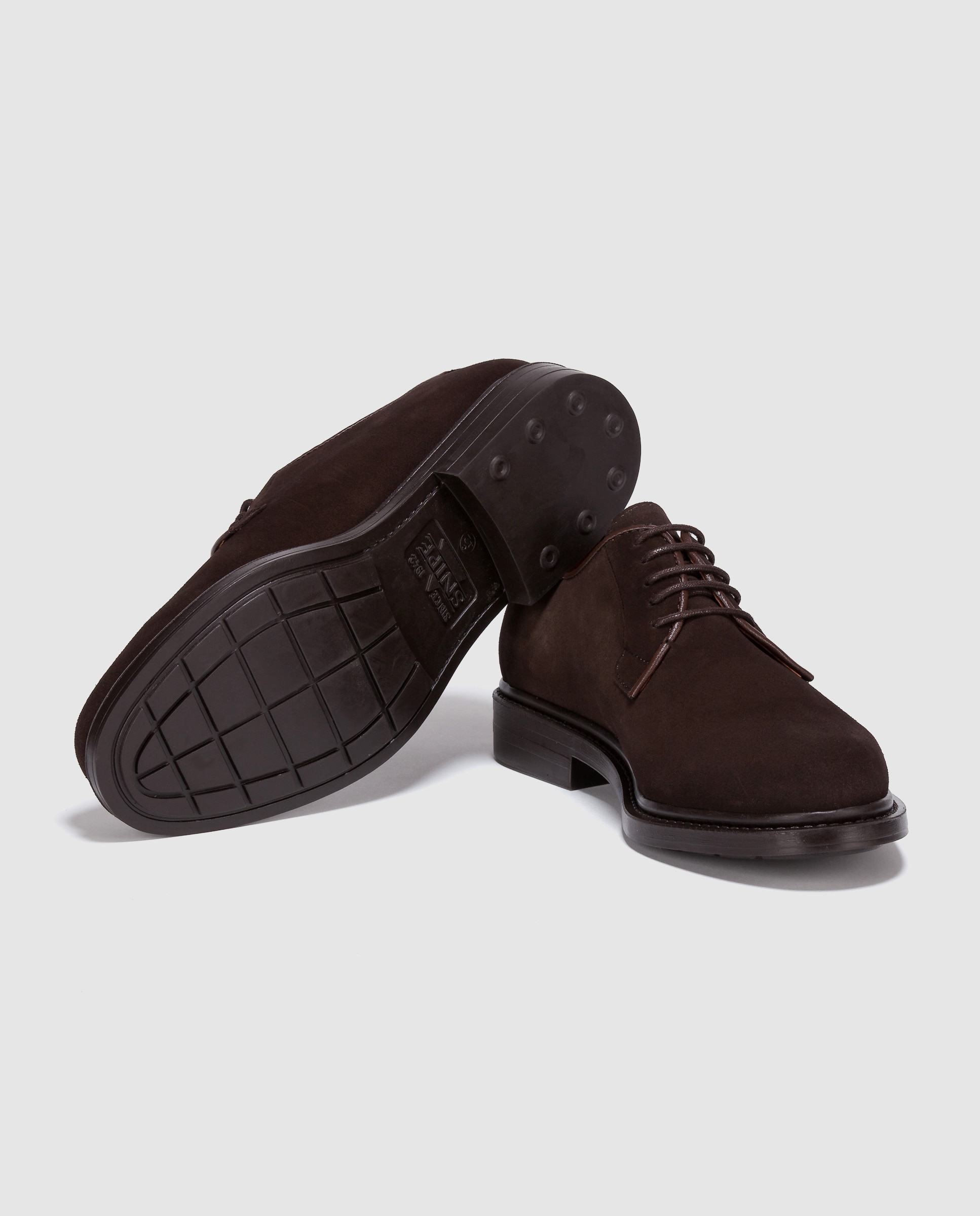 Bluchers de homem Snipe de camurça split castanhos Castanho-2