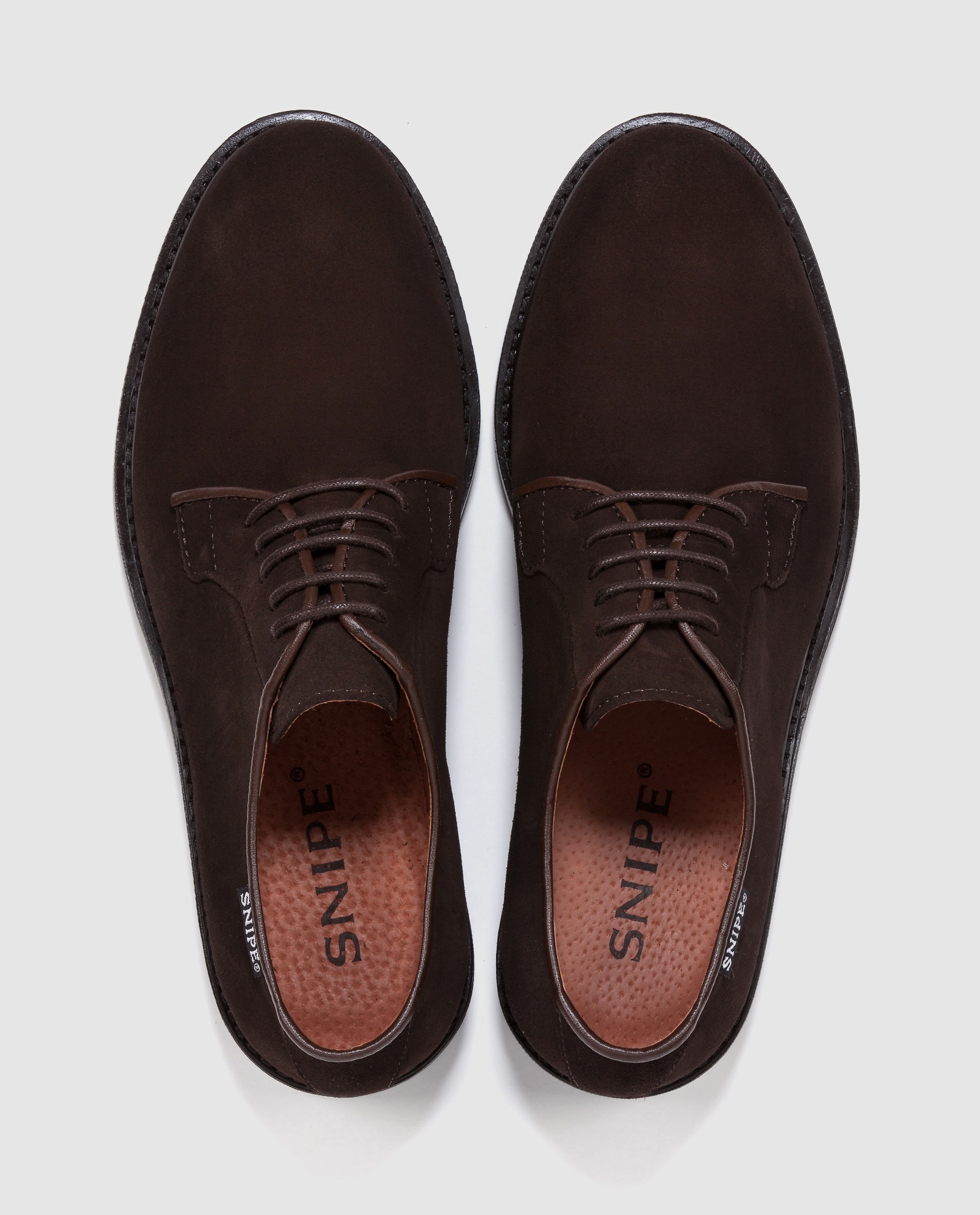 Bluchers de homem Snipe de camurça split castanhos Castanho-4