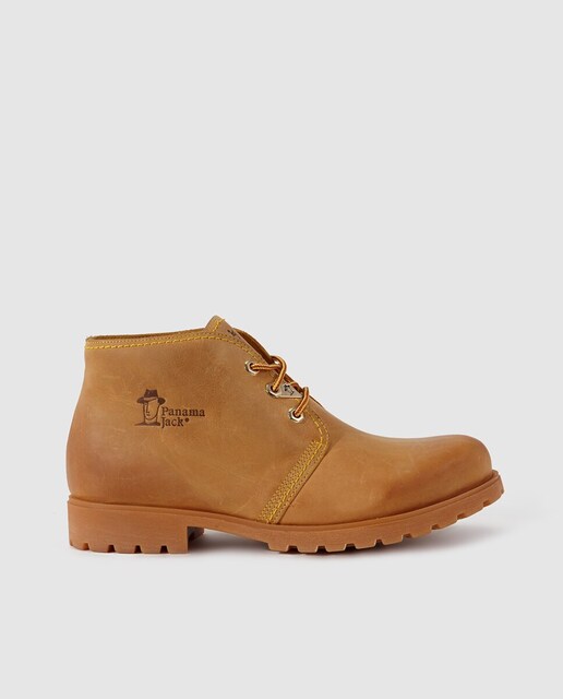 Botas de hombre Panama Jack de napa engrasada en color marrón