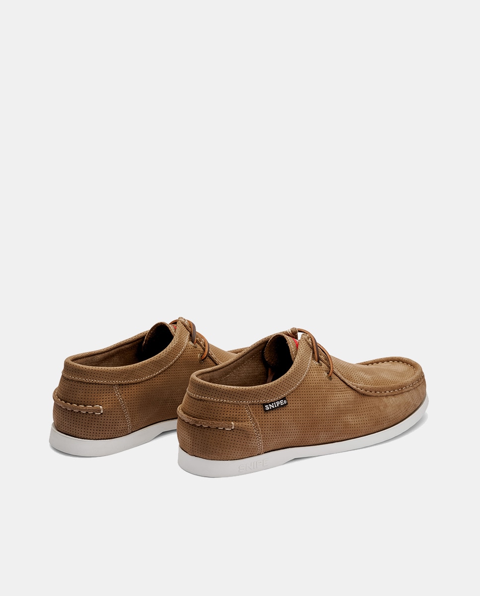 Sapatos Noruegueses em Nobuck Taupe-3
