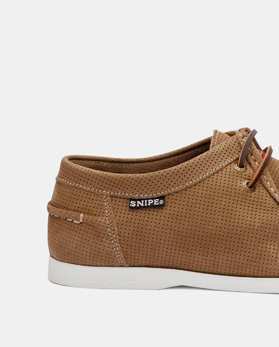 Sapatos Noruegueses em Nobuck Taupe-5