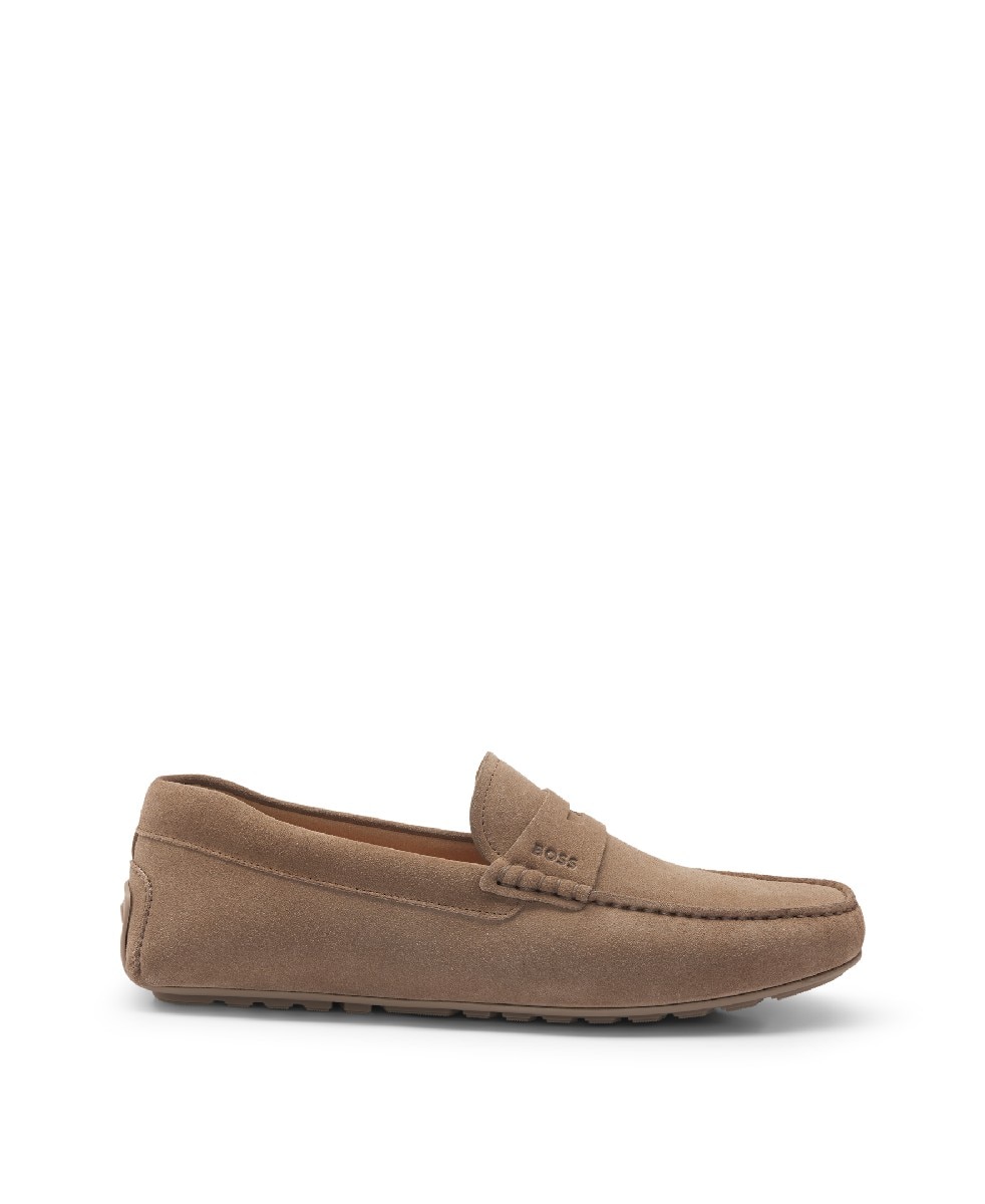Boss - Mocasines de piel de hombre.