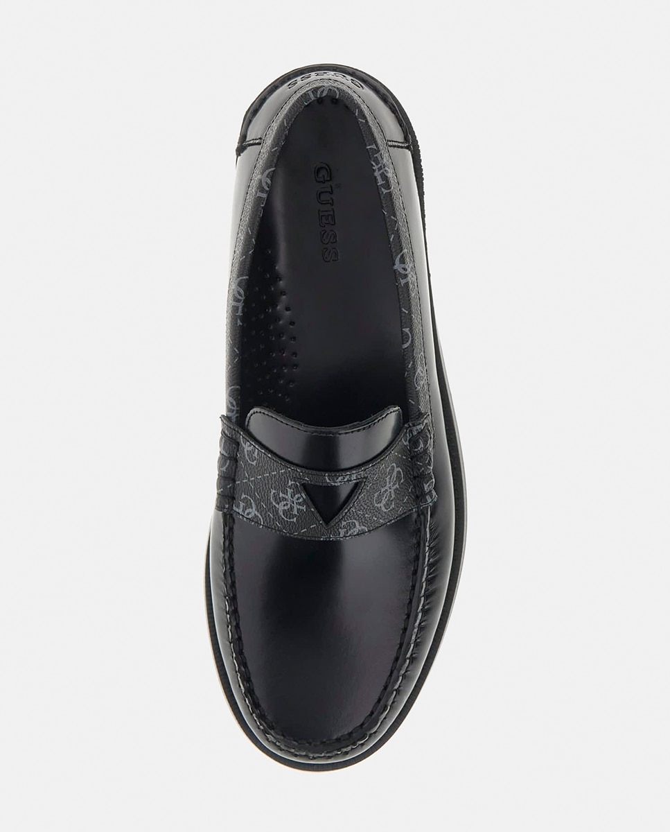 Mocassins de homem Preto-3