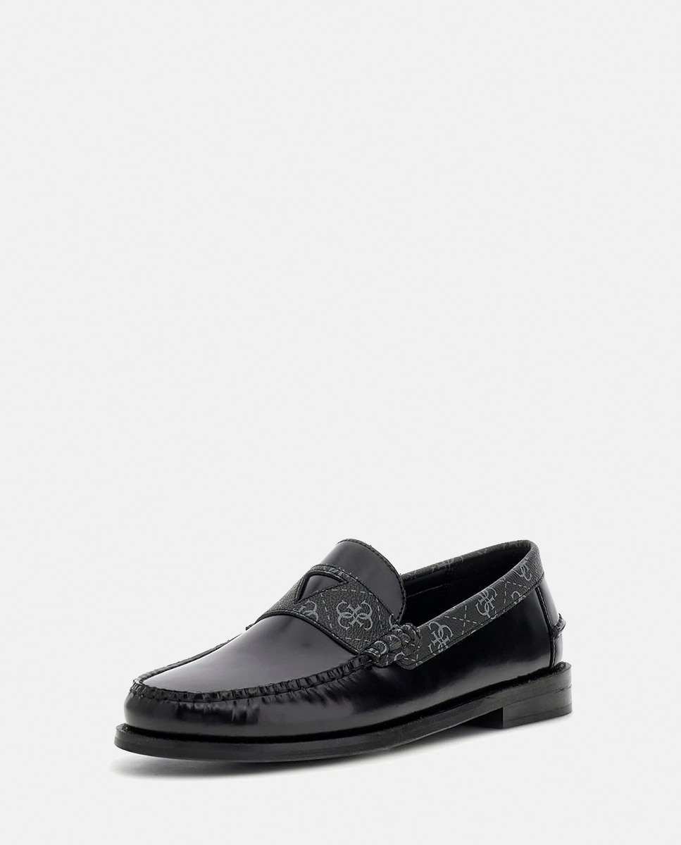 Mocassins de homem Preto-4