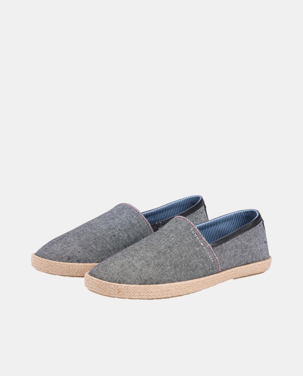 Alpercatas de Chambray com Logótipo Cinzento-5