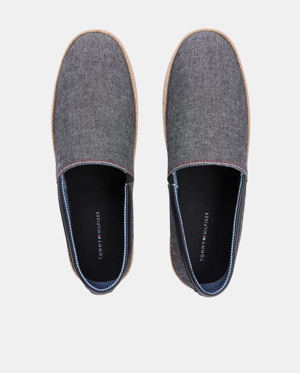 Alpercatas de Chambray com Logótipo Cinzento-6