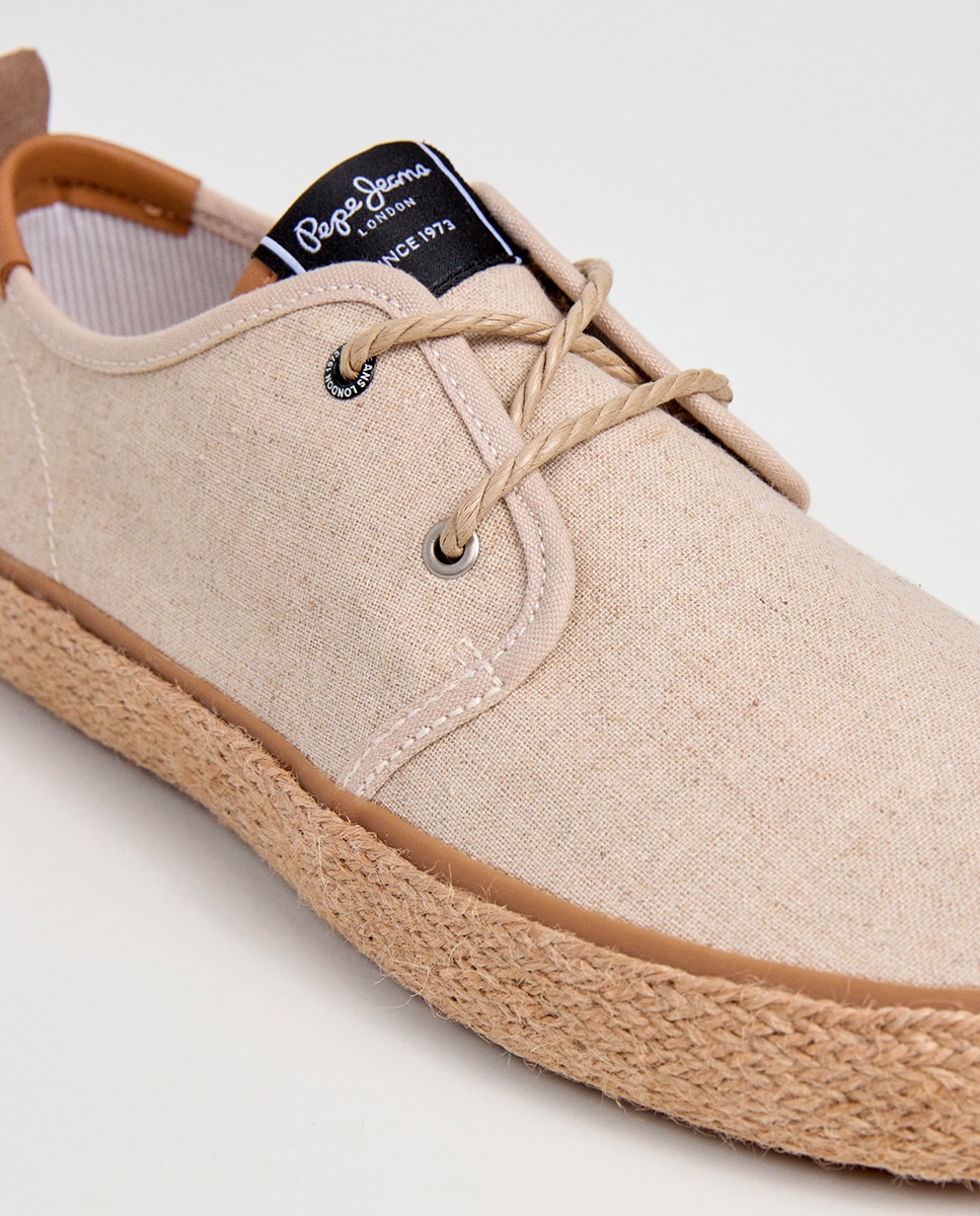 Sapatos Blucher Clássicos de Ilhós Duplo Castanho-claro-5