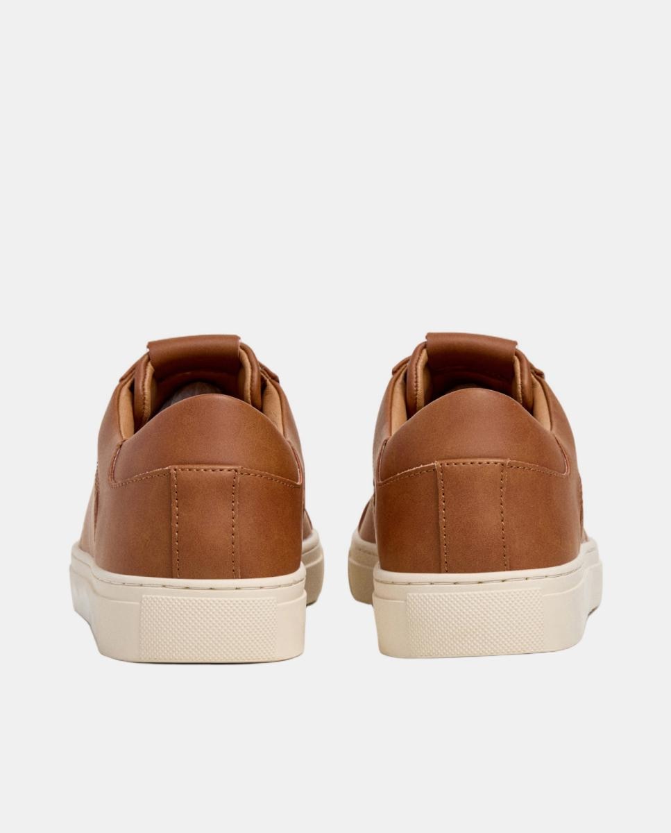 Sapatilhas Basic Couro-2